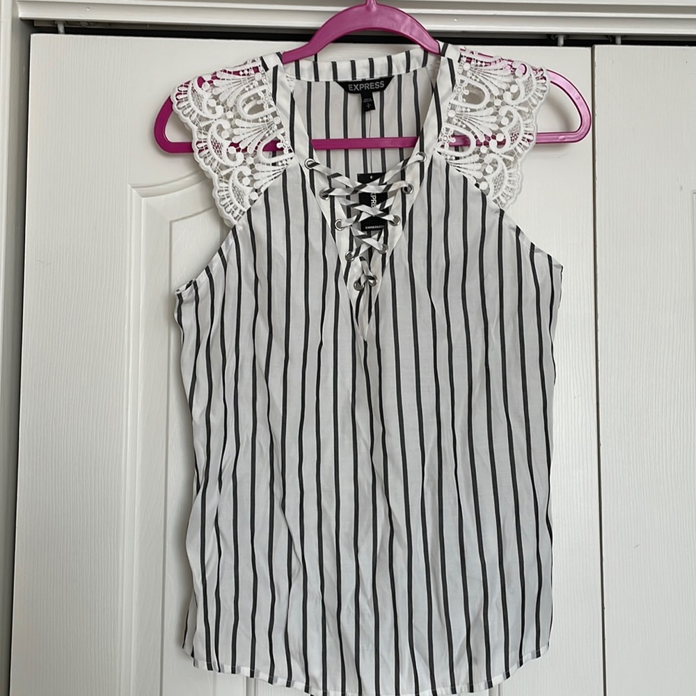 Express sleeveless dress top